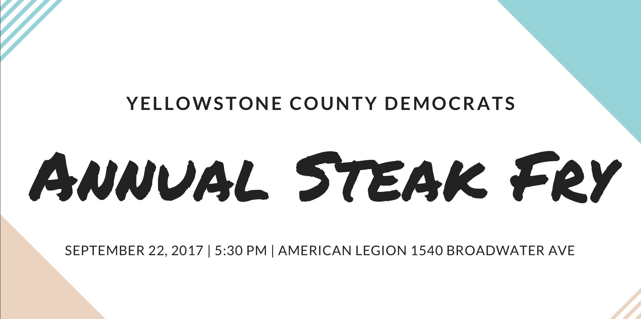 Annual Steak Fry 2017